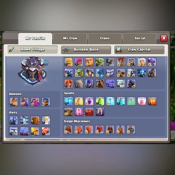 COC TH15 Clash of Clans TH 15 almost maxed+free2 battle warship naval empire acc - Picture 2 of 12